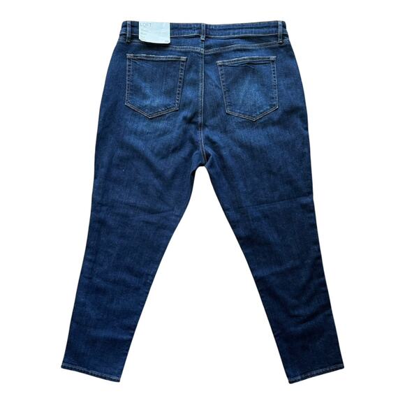 Loft Women's The Curvy Skinny Fit Mid Rise Jeans Regular Size32/14 Stretch‎ - Picture 4 of 12